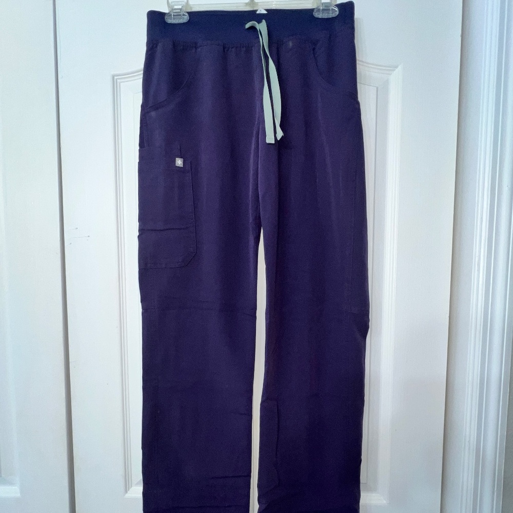 Figs Kade Cargo Scrub Pants XS *Tall* - Purple Shadow